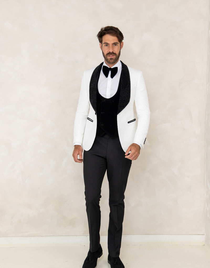 The Venetian Embellished Dinner Suit    MJ9681
