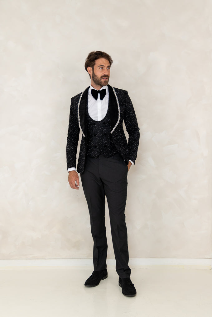 The Starlight Crystal-Trim Tuxedo   MJ9759