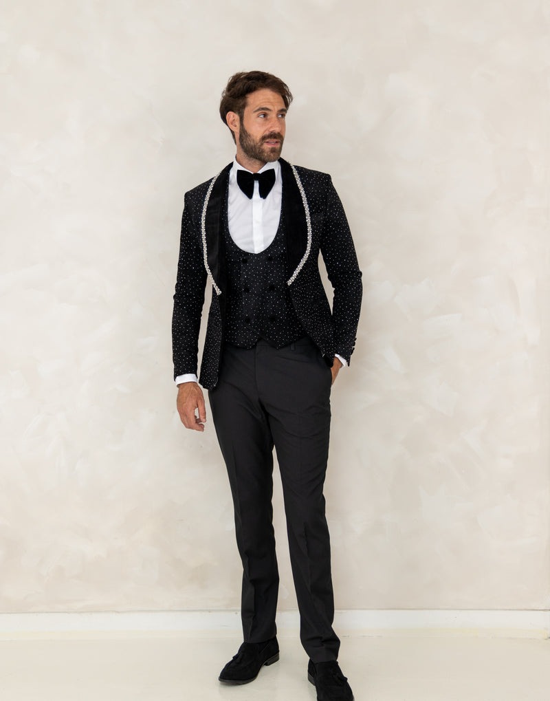 The Starlight Crystal-Trim Tuxedo   MJ9759