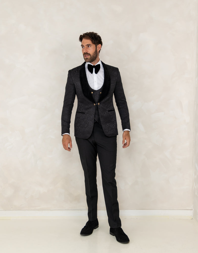 The Regency Paisley Jacquard Tuxedo    MJ9805